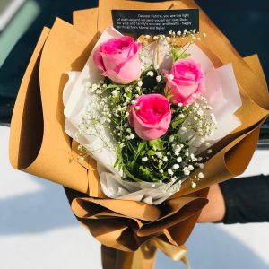 Sweet Sentiment Rose Bouquet