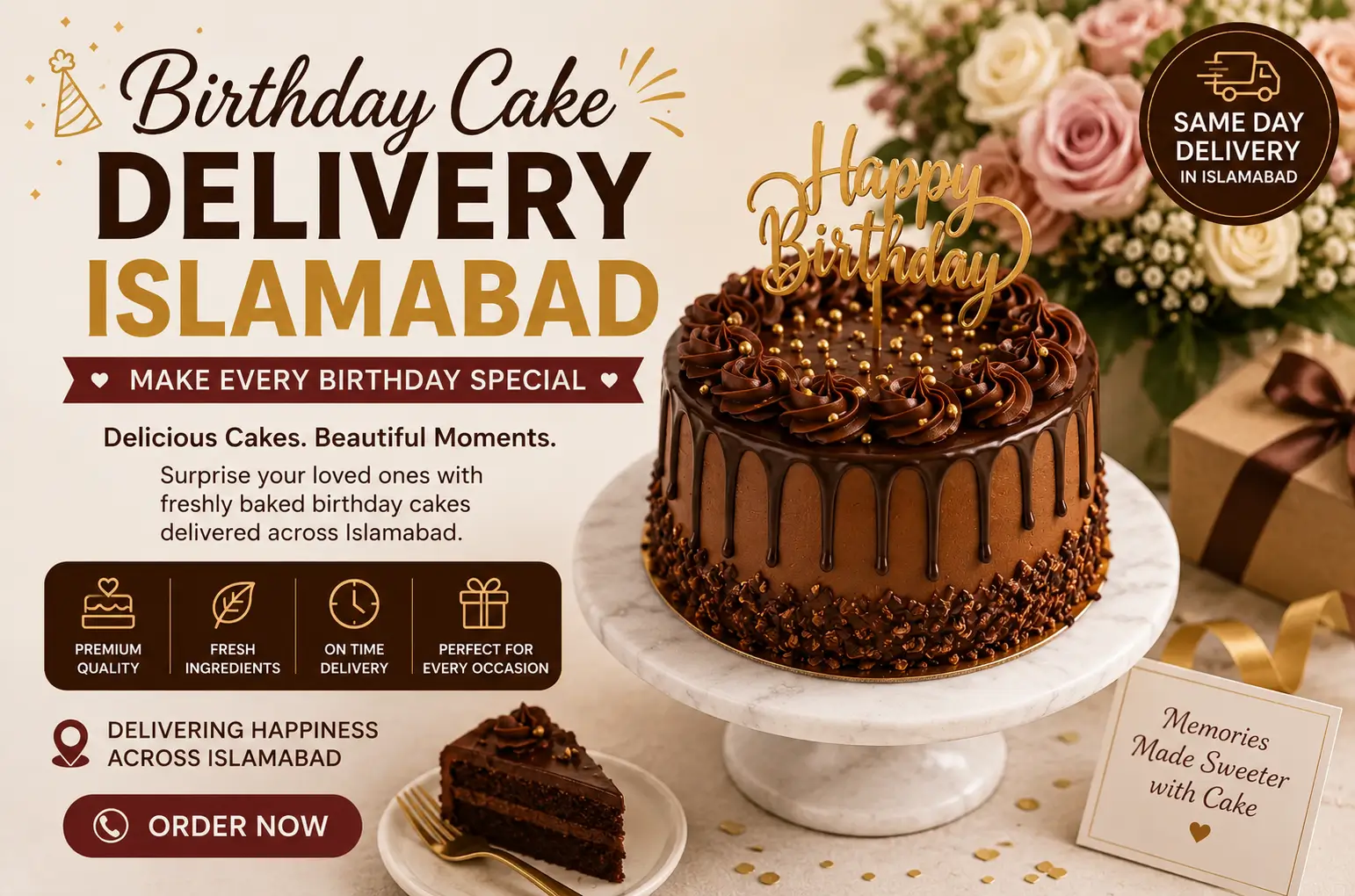 Birthday Cake Delivery Islamabad
