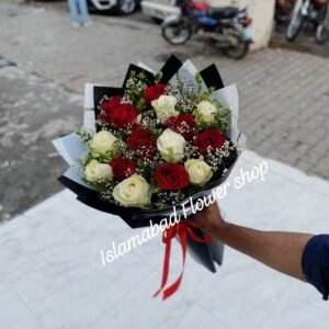Imported Red and White Bouquet