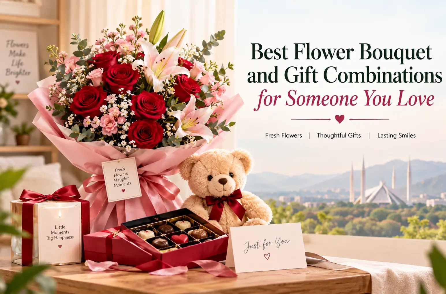 Bouquet and Gift Combinations