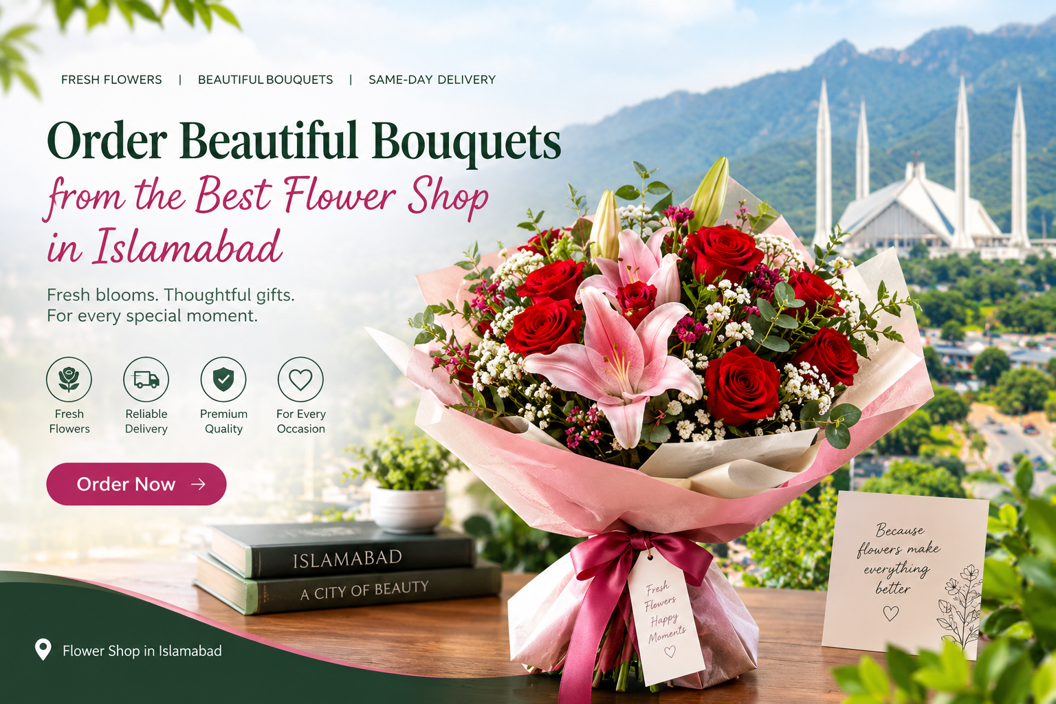Order Beautiful Bouquets